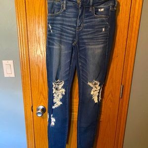 American Eagle Ripped Stretch Fit Jeans